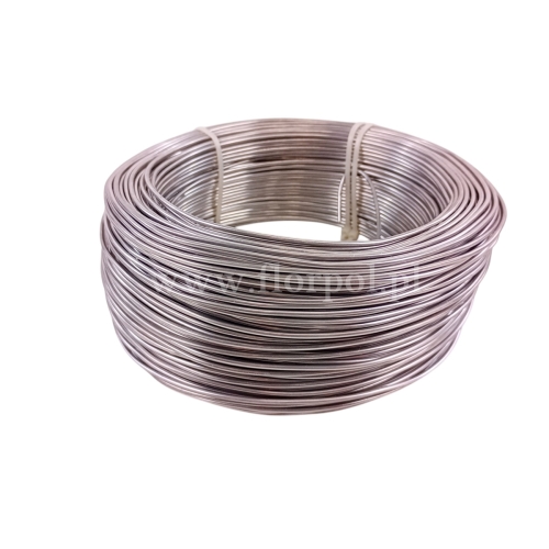 Drut aluminiowy 1szt srebrny - wybierz opakowanie