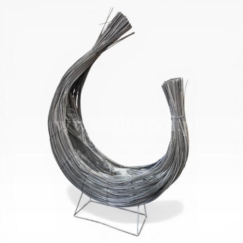 Baza księżyc - wiklina z folią (OR-K-981-GREY)