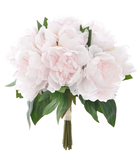 Zjawiskowy bukiet peonii – jak żywy 1szt  #3077 cream/powder pink  (SUN533) 25022026a