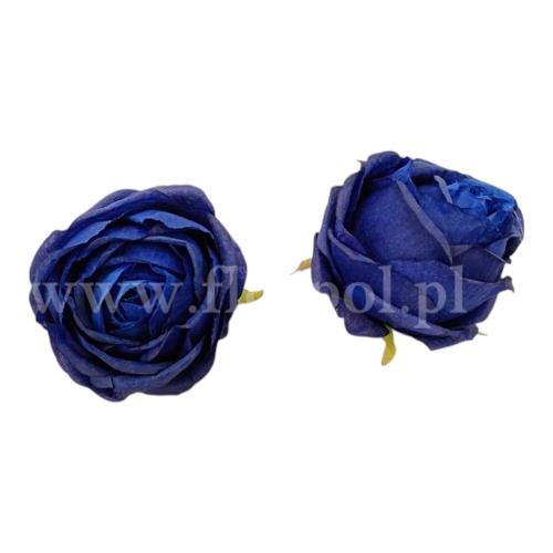Róża wyrobowa kulka 12szt #9 indygo (ROB)