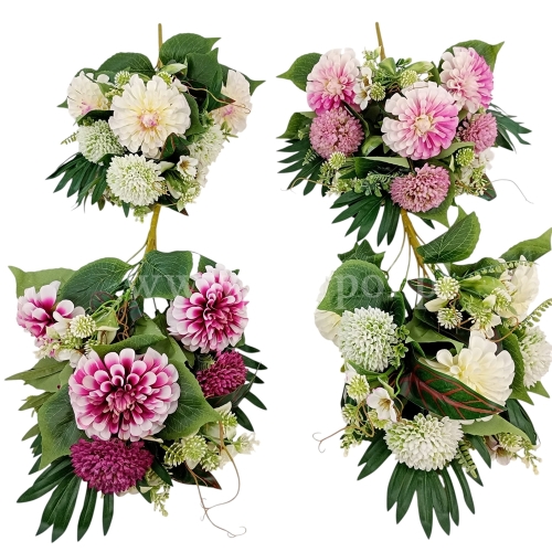 Dalia i czosnek - bukiet - karton 12szt mix (FA3356)