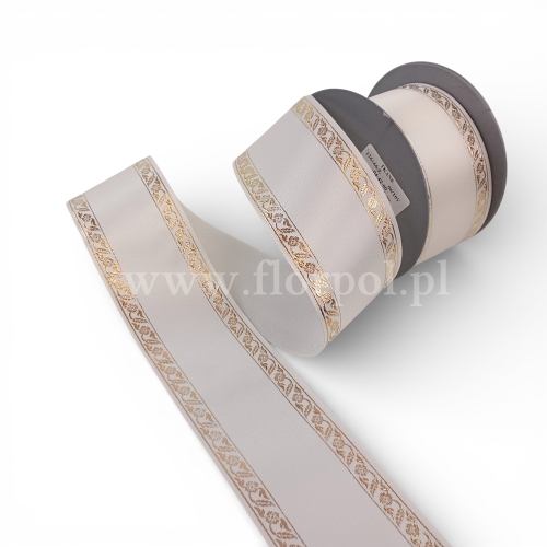 Szarfa pogrzebowa TKANE 6/10 1szt ecru (226166.Z._04-42-00)