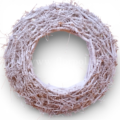 Baza oponka z suszonych gałązek 90cm 1szt biały (LY21082)