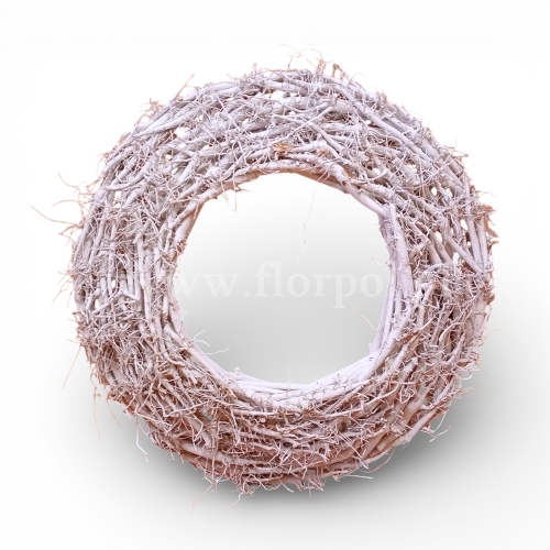 Baza oponka z suszonych gałązek 80cm 1szt biały (LY21080)