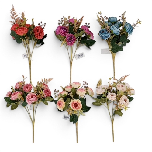 Różyczki w bikiecie - karton 72szt mix (HD3380071)