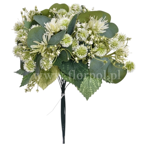 Osty i gałązki - dodatek 12szt white (BUK1027)