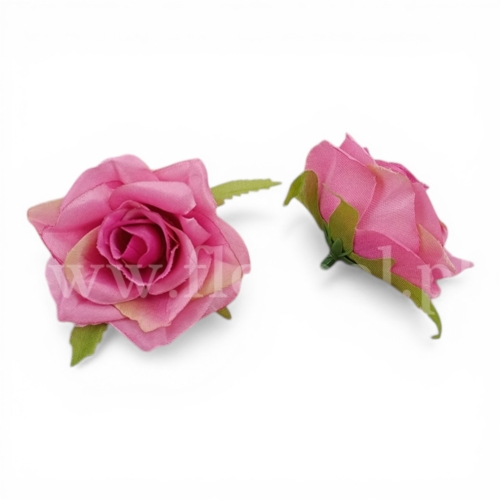 różyczka wyrobowa otwarta – mini 24szt róż/kremowy cień