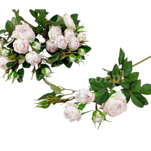 Różyczki na łodydze 6szt #3061 powder pink (SUN760)