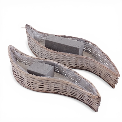 Baza cementowa fala, większa 1szt szary