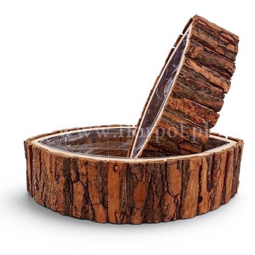 Osłonka łódka omszona  kpl 2szt brązowy (TRE25ND0477)