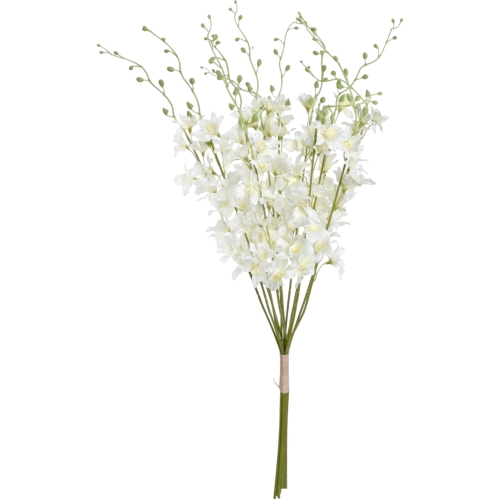 Storczyk tajlandzki 12szt  #1611Y white/green (SUN668)