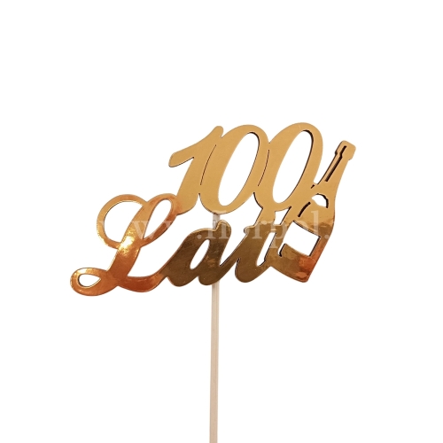 Topper - 100lat 10szt złoty