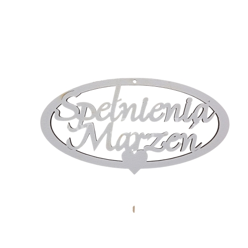 Topper - Spełnienia marzeń  10szt biały