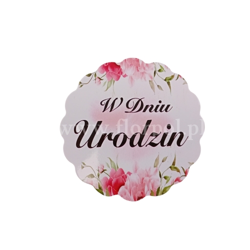 Pik okolicznościowy -  W dniu urodzin  5szt mix