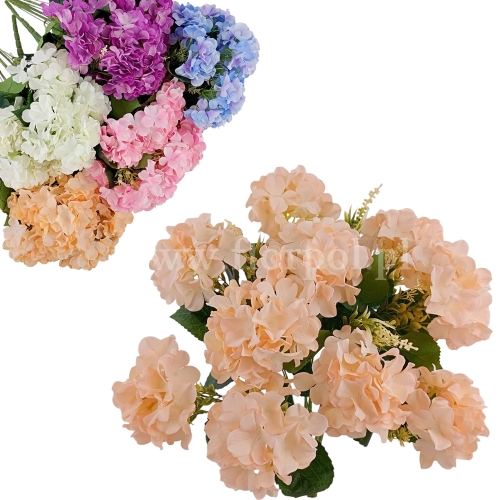 Hortensja w bukiecie - karton 6szt  mix 1(FRA-77735)