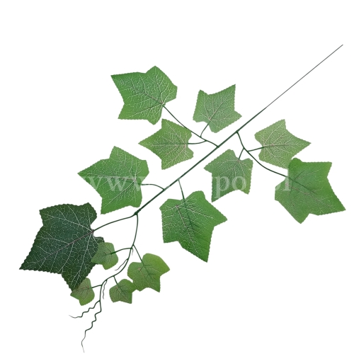 Gałążka liście winorośli 12szt zielony (JWL014)