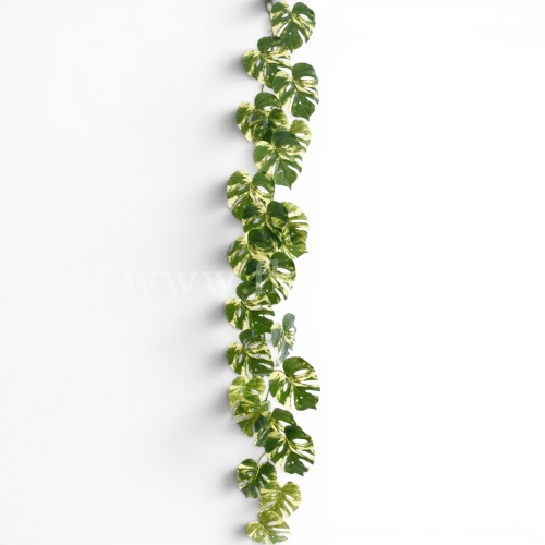 Girlanda monstera 1szt green/yellow (ART IVY09)