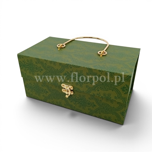 Box szkatułka 1szt zieleń (H2510378)