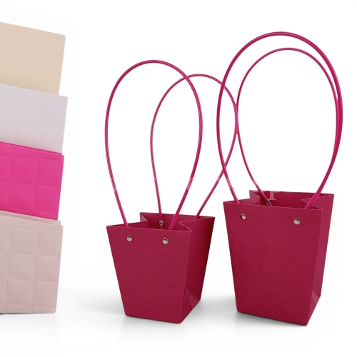 Torebka impregnowana tłoczona - kabel  10szt pastelowy mix (P1)