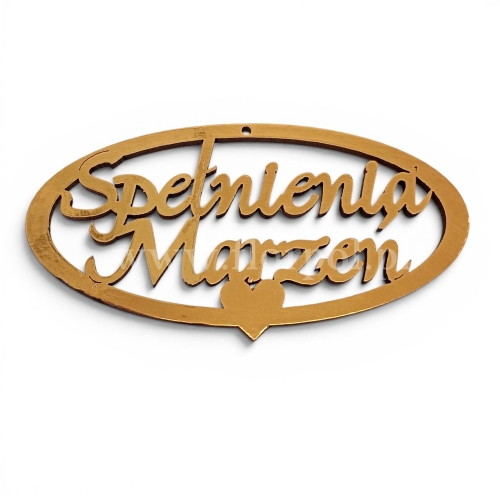 Topper - Spełnienia marzeń 10szt złoty