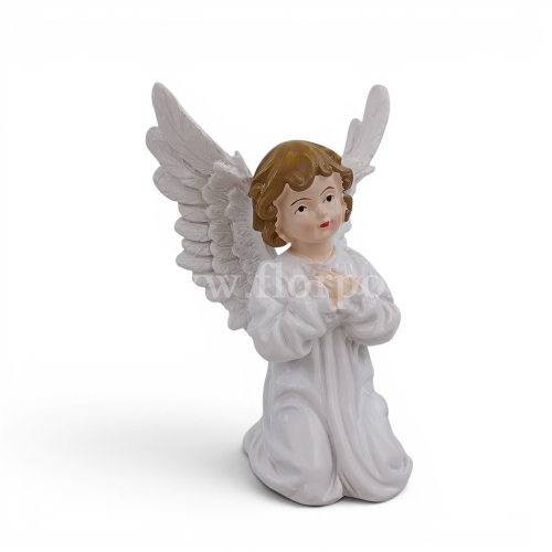 Aniołek w modlitwie  - figurka 1szt biały (TD00410)