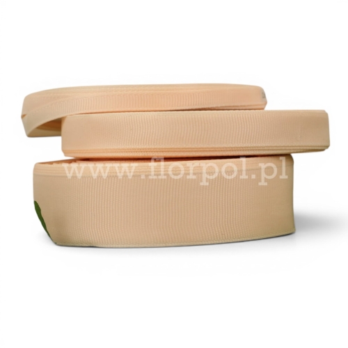 wstążka atłasowa Ryps 1szt  #012 krem