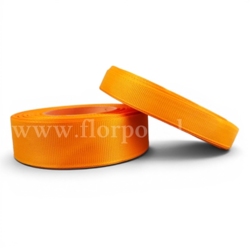 wstążka atłasowa Ryps 1szt  #9 pomarańcz