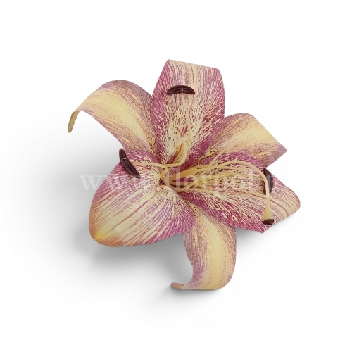 Lilia wyrobowa, ceratka 12szt wanilia/fiolet (KDG226)