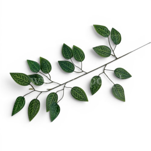 gałązka liście beniamina h 60cm 12szt ciemna zieleń (L218-5)