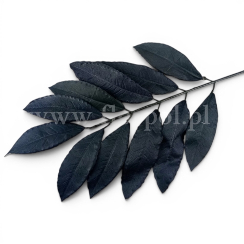 welurowy liść sumaka 12szt czarny