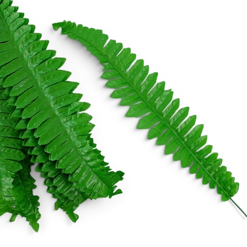 paproć liść – mniejszy 12szt jasna zieleń