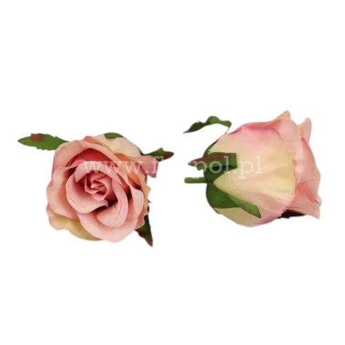 róża pączek wyrobowy 24szt #3067 mauve lt pink (SUN412)