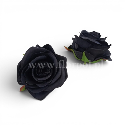 róża cieniowana 12szt #3571 BLACK (SUN385) 