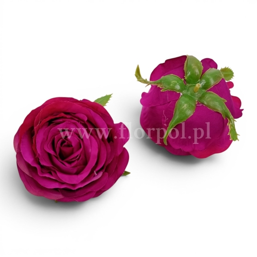 róża pełna - wyrobówka 12szt #3004 sweet fuchsia (SUN891)