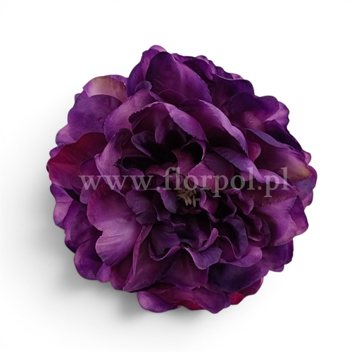 Delikatna peonia wyrobowa 12szt #1315 purple (SUN406)