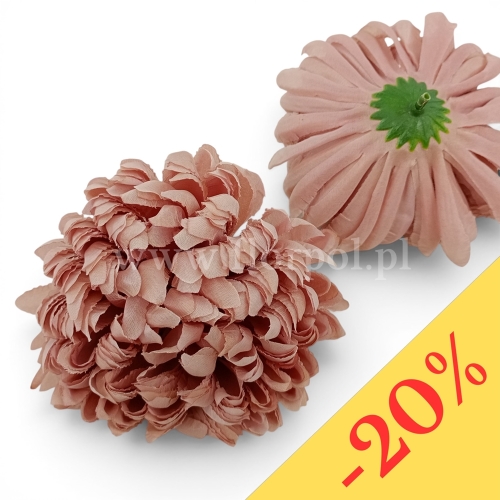 Chryzantema ananas 6szt #30 różowo-beżowy (Basia)