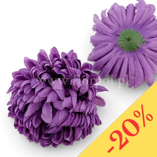 Chryzantema ananas 6szt #32 ciemny fiolet (Basia)