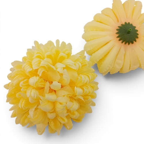 Chryzantema ananas 6szt #12 żółty (Basia)