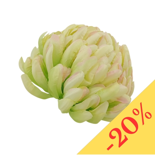 chryzantema JAKUB 6szt #36 lt.green/lt.pink (ART037)