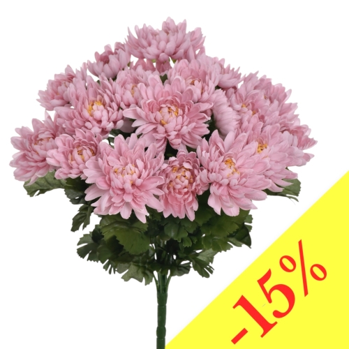 Chryzantema w bukiecie 18 główek PEARL DIRTY PINK (SUN777)