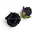 Róża wyrobowa 12szt #78 black/purple (MGHT)