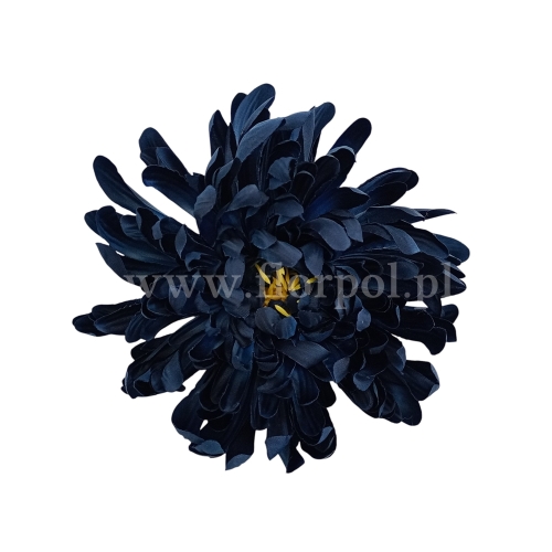 Chryzantema wyrobowa - head crab 12szt #3202 blue black (SUN775)