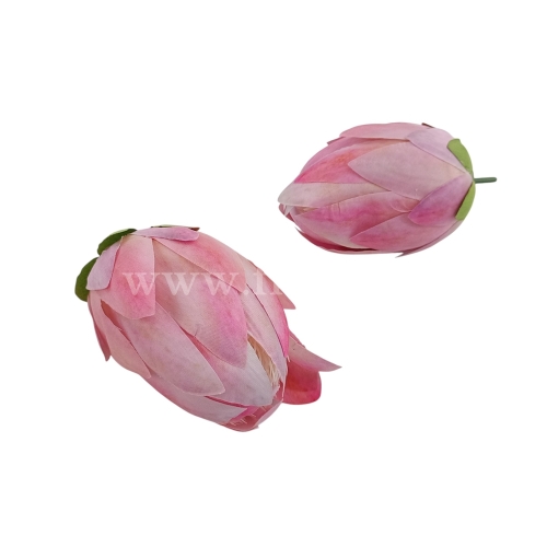 Protea wyrobowa 12szt pudrowy róż/róż (T60-25-4311H)