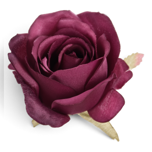 Róża wyrobowa 12szt #116 BURGUNDY EDGE BLACK (MGHT)   