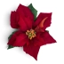 Gwiazda betlejemska – główka velvet TWO TONE RED (BLACK/RED) (PX01313HL)