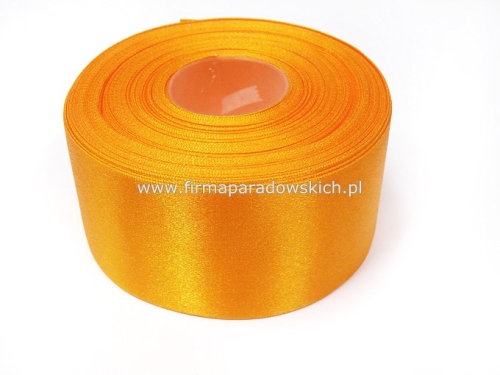 wstążka tasiemka atłasowa 50mm/30y 1szt mandarynka   (02100469)