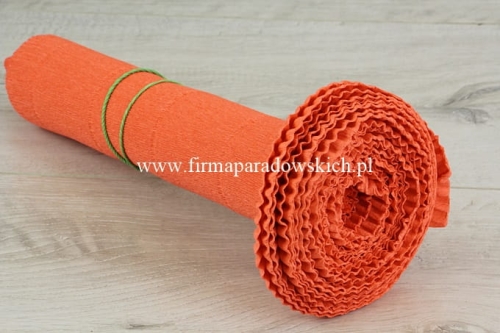 krepina kryza 1szt jaskrawy intensywny pomarańcz