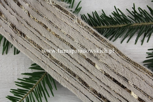 futerko na rolce – pasy 8cm 1szt popielaty (ZX0512)