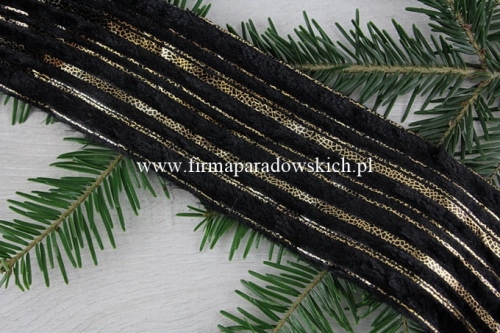 futerko na rolce – pasy 8cm 1szt czarny (ZX0514)