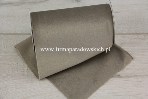 welurowy szal 12cm 1szt popielaty (ZX0504)